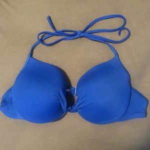 VS Pink Blue Bathing Suit Top